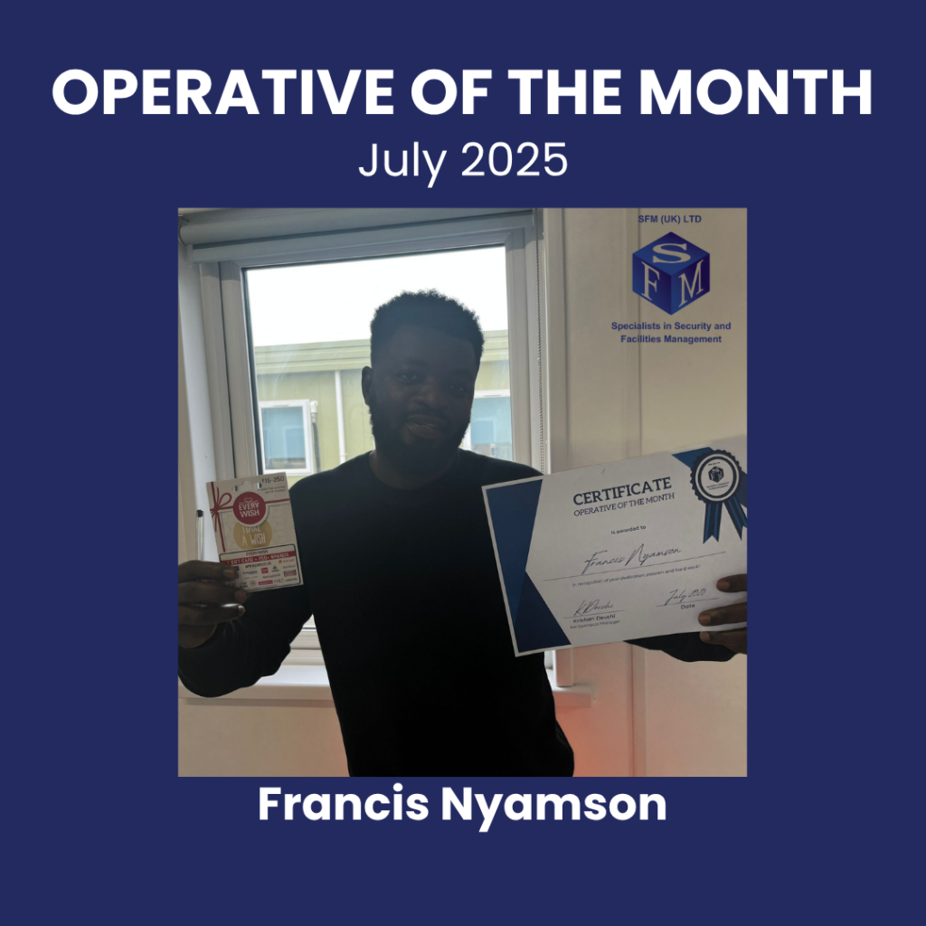 Operative of the Month July 2025