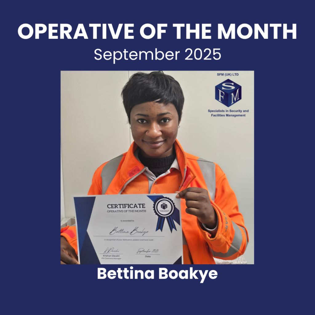 Operative of the Month SEPT 2025