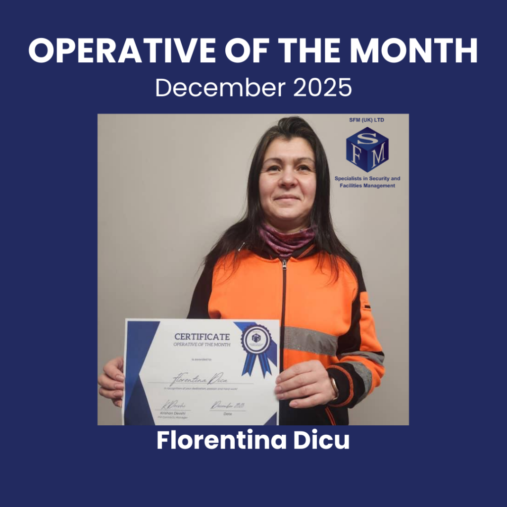 Operative of the Month Dec 2025 - Florentina