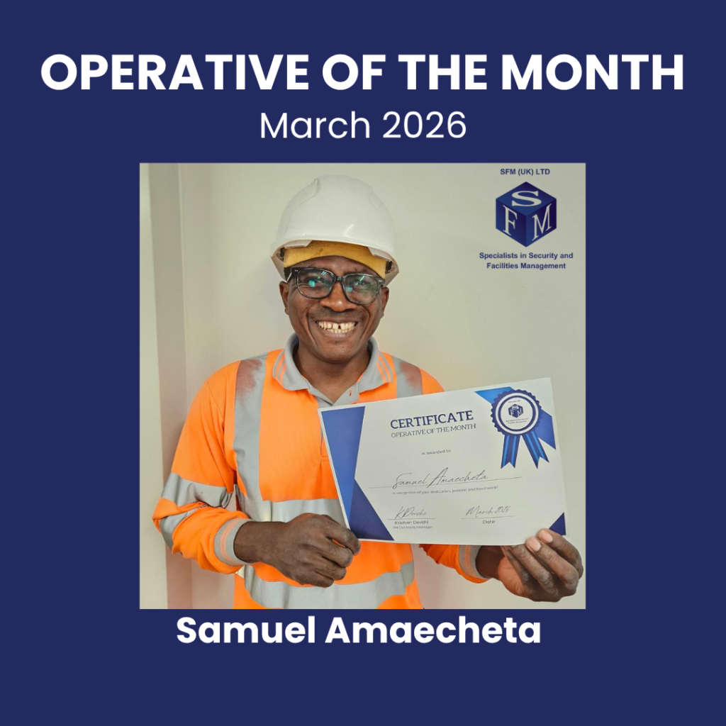 Operative of the Month Mar 2026 - Samuel
